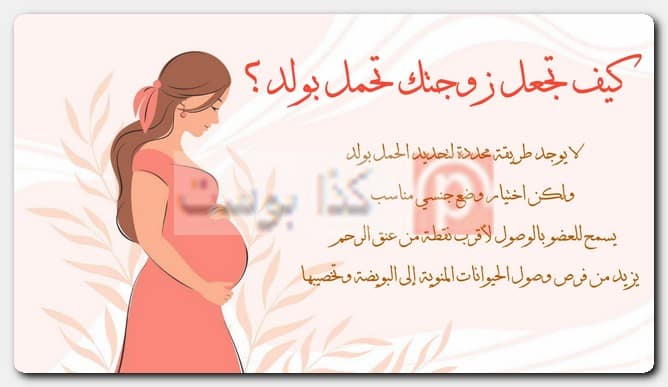 تجارب الحمل بولد أيام التبويض